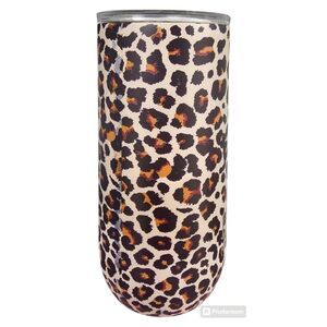 Wellness Leopard Print 6in Stainless Steel‎ Tumbler